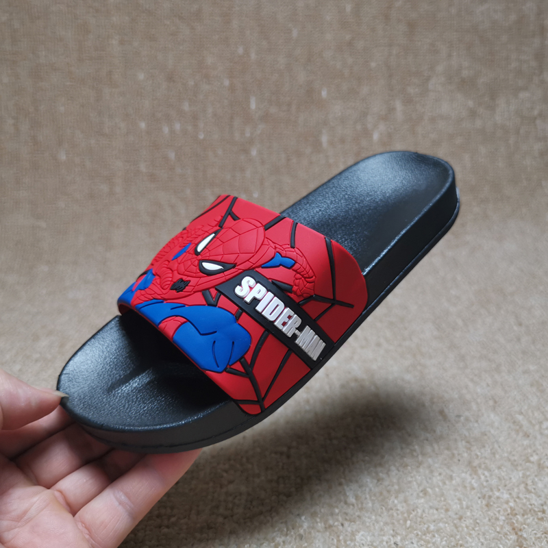 Summer Boy Shoes Word Spider-Man Cartoon Baby Like Soft Soft Soft Soft Take Shoes Home Leisure Dragons