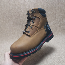Export to American steel head anti-smashing mens wear boots headskirt working shoes anti-oil and anti-slip foreign trade mens shoes
