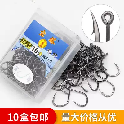 Pagoda tube Fu Sini fish hook with barbed hook hook fit with Kong Isney tube hook 1-18