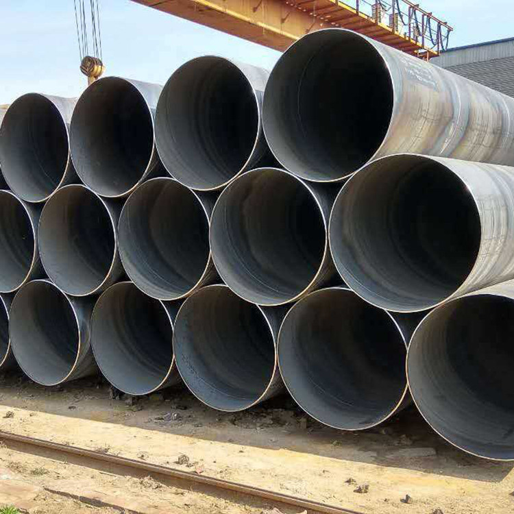 Spiral pipe large diameter internal and external anti-corrosion spiral steel pipe seamless welding sewage treatment special cement mortar welded pipe