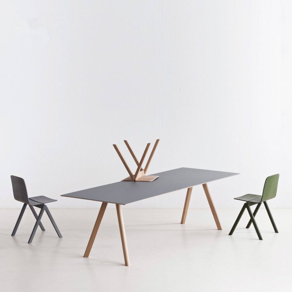 Solid wood conference table long table simple modern dining table work Taipei European desk studio negotiation table