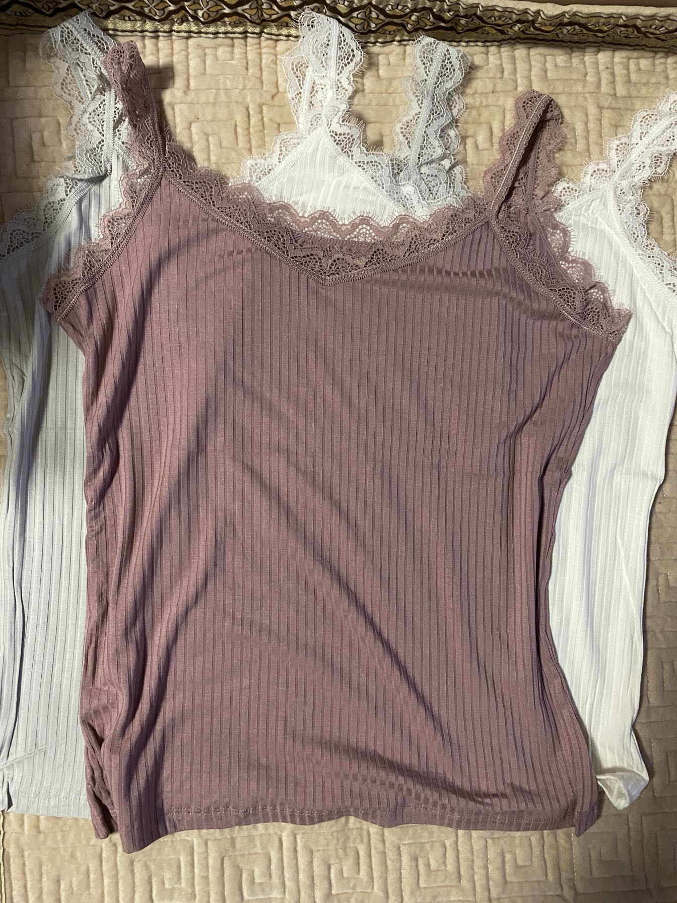 High elastic ice silk cotton lace sling is very comfortable without meat