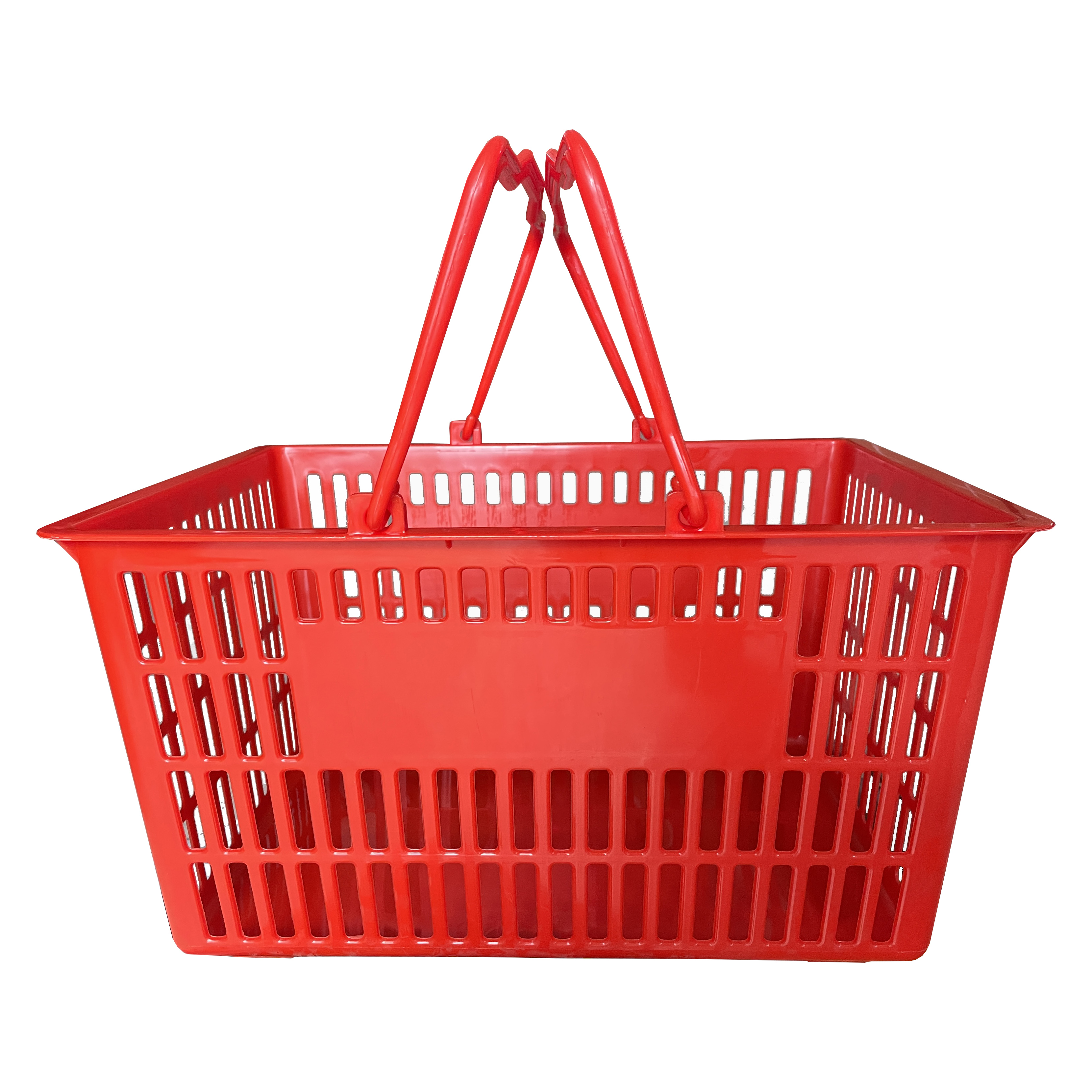 Supermarket shopping basket shopping basket hand basket plastic vegetable basket home large snack shopping box mini convenience store