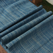 Shuijiafang hand-woven Guizhou aquarium vegetation dyeing Tie-dyed yarn-dyed homespun handmade DIY fabric