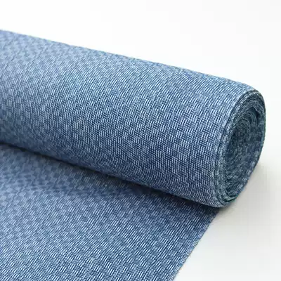 Shuijiafang grass and wood dyed handmade woven blue dyed jacquard Guizhou aquarium cloth clothing DIY fabric