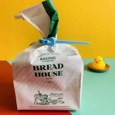Sealing clip food plastic bag sealing artifact moisture-proof fresh milk powder snack bag data cable storage rope tea clip