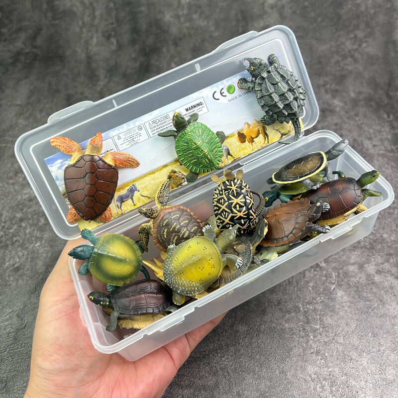 Simulated Amphibian Reptile Small Turtle Model, Real Alligator Turtle, Grass Turtle, Aquatic Turtle, Chinese Soft-Shell Turtle, Sea Turtle Figurine Toy Simulated Amphibian Reptile Small Turtle Model, Real Alligator Turtle, Grass Turtle, Aquatic Turtle, Chinese Soft-Shell Turtle, Sea Turtle Figurine Toy