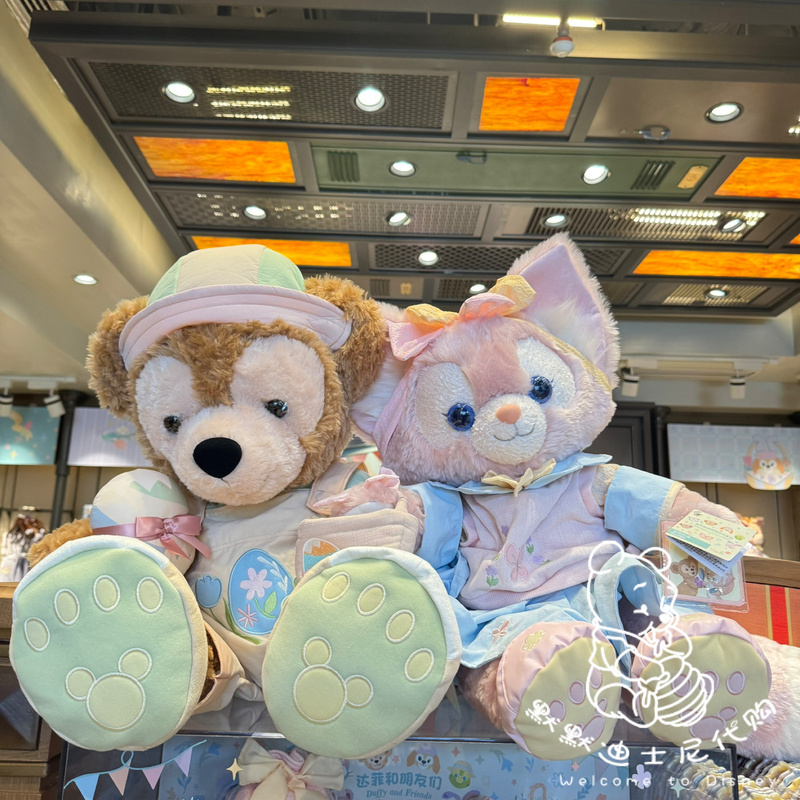 Shanghai Disney Domestic Agent 2025 Spring Duffy and Friends m Size Tony Bell Duffy Plush Doll