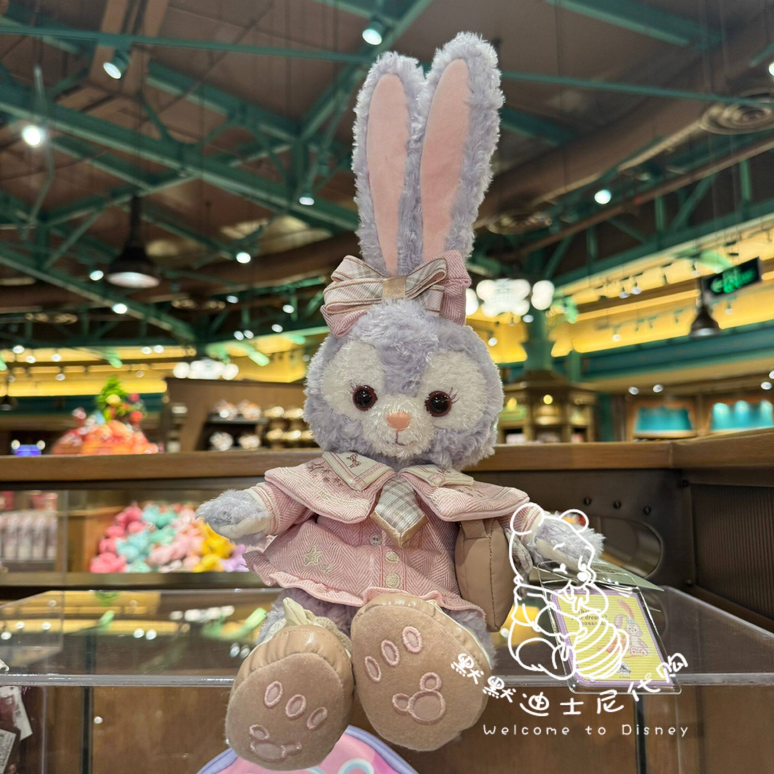 Мягкая игрушка 上海迪士尼代购小小课堂玲娜贝儿可琦安星黛露毛绒公仔钥匙圈挂件 Disney