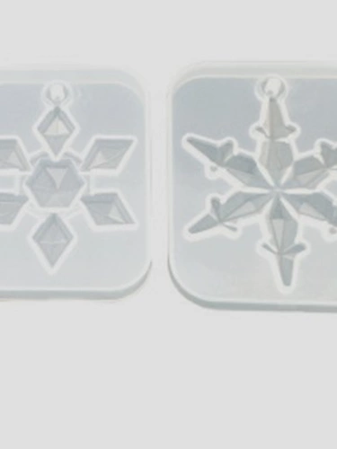 Фондан, аксессуар, подвеска, силиконовая форма, со снежинками