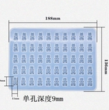 Милая акриловая силиконовая форма, подвеска, аксессуар, с медвежатами