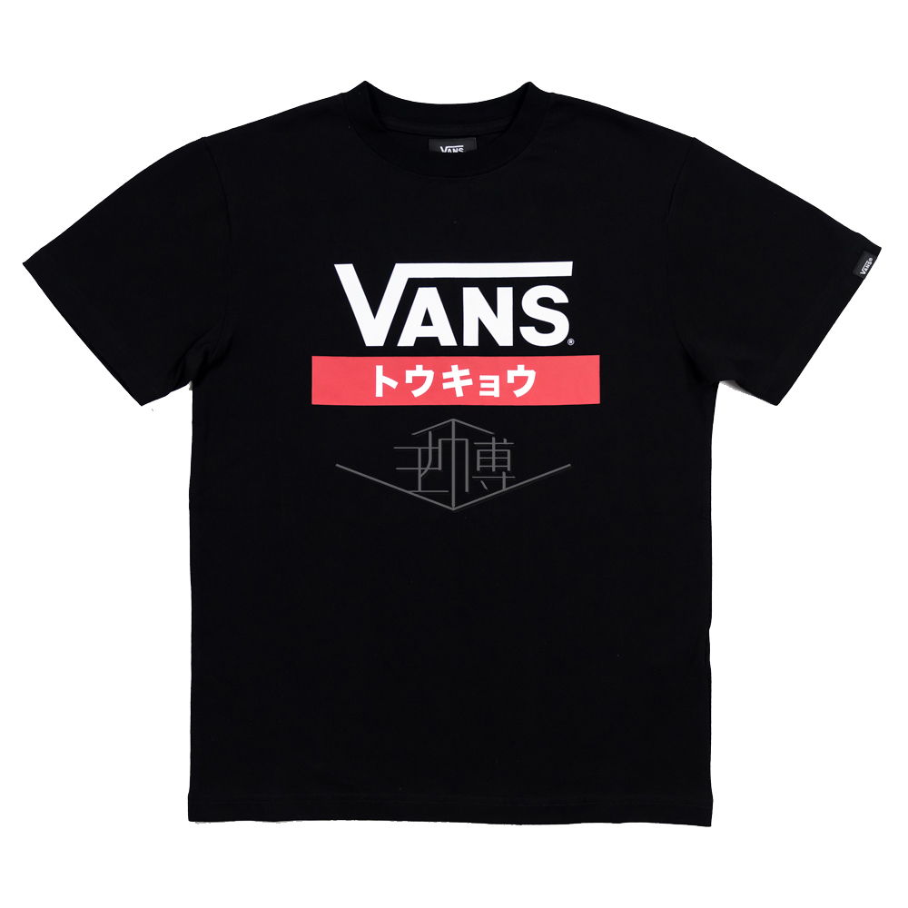 [Spot] VANS Vance TOKYO TEE Đàn ông và phụ nữ vài mô hình T-Shirt ngắn tay Nhật Bản Tokyo phiên bản giới hạn 18SS