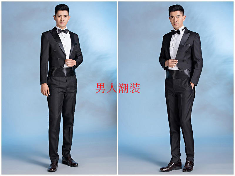 Cao cấp của nam giới tuxedo trang phục sân khấu lệnh điệp khúc phù hợp với tiệc cưới nghệ thuật kiểm tra phù hợp với ăn mặc