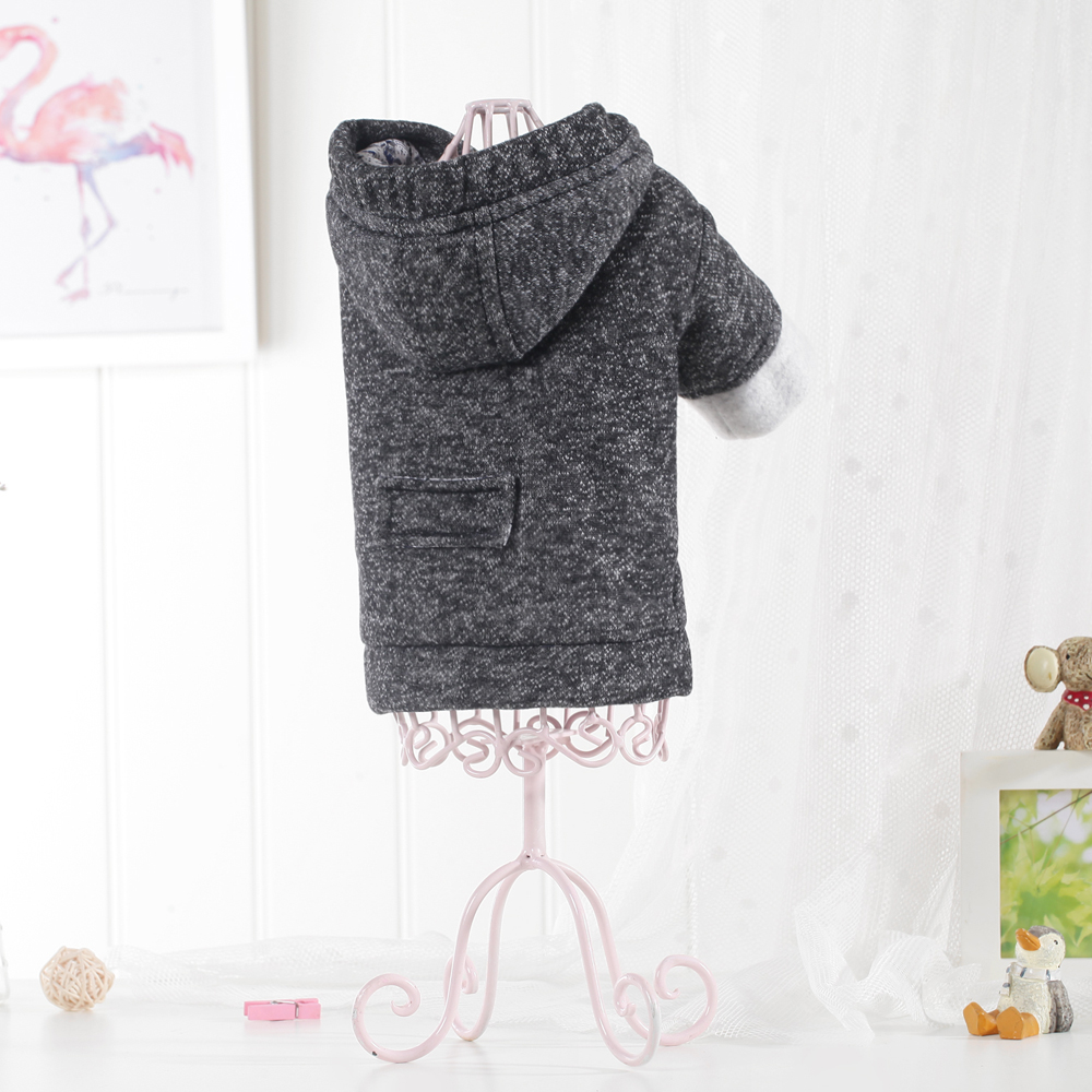 Ca cao Hani Áo hai chân Thời trang Quần áo Thú cưng Quần áo Teddy VIP Dog Quần áo - Quần áo & phụ kiện thú cưng quần áo chó