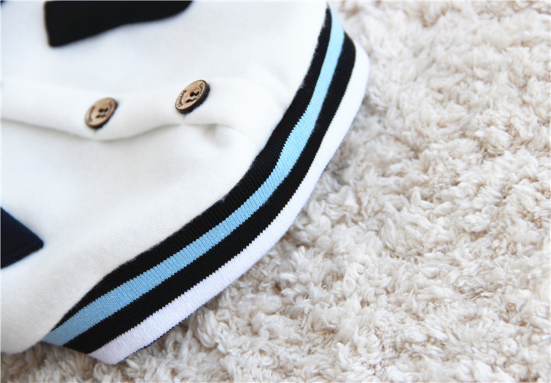 Ca cao Bóng chày Hani Unisex Thời trang Pet Quần áo Pet Teddy Teddy Dog Dog Quần áo - Quần áo & phụ kiện thú cưng quan ao cho cho