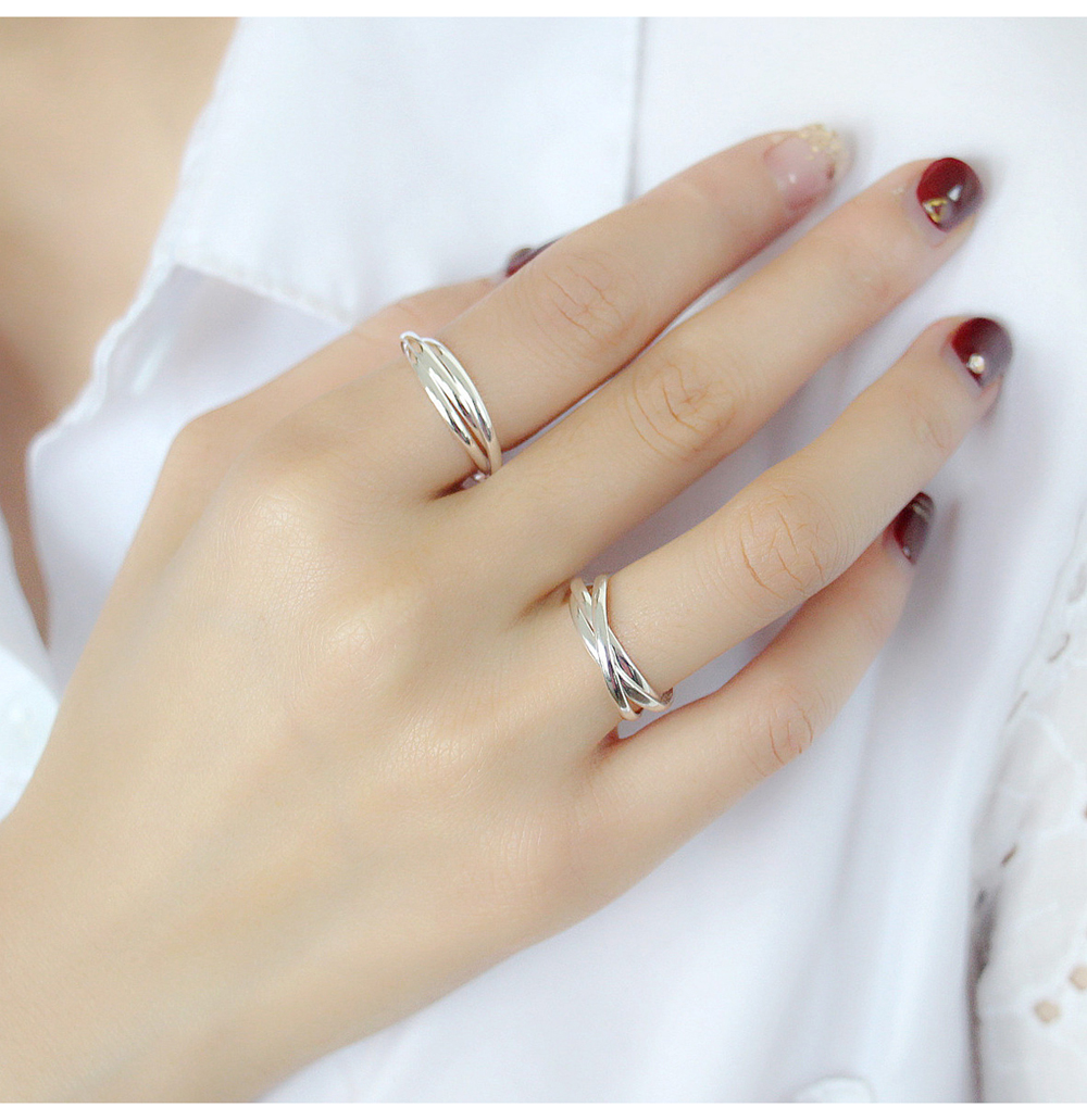 Bague mixte KISSILVER en Argenterie - Ref 3088324 Image 9