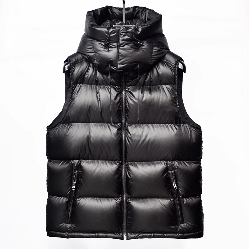 317g 95% White Goose down Men's Vest, Winter Thickened down Vest, 2025 Autumn and Winter Sleeveless Jacket