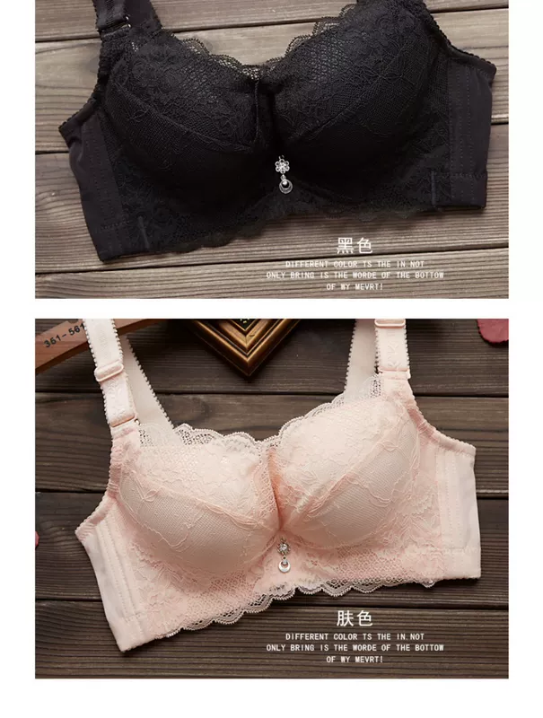 Không có viền gom 6CM trên đỉnh để khoe áo ngực lớn sexy ngực nhỏ phẳng ngực siêu dày dày một bộ đồ lót cô gái cúp ngực - Cộng với kích thước Bras