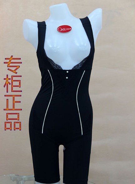 Ovisli chính hãng thoáng khí thoải mái thấm mồ hôi cơ thể khóa hông cơ thể boxer béo corset 25882 đồ lót phụ nữ