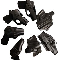  64 77 92 First layer cowhide stamper quick-pull universal domestic pistol case Invisible film and television props waist pistol case