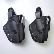 Spot 64 92 type toy film and television props pistol holster head layer cowhide quick draw soldier waist Oxford cloth holster