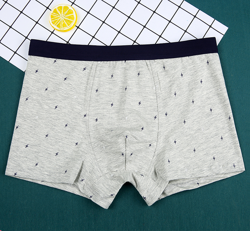 Của nam giới đồ lót cotton shorts cộng với phân bón XL cotton thanh niên triều nam bốn góc chất béo lớn red boyshort