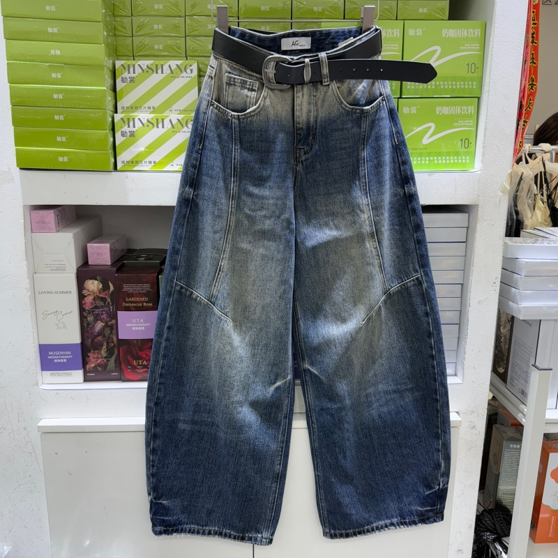 Ag11225 High-Waisted Stretch Denim Straight-Leg Pants for Women, 2026 Autumn New Versatile Slimming Straight-Leg Scimitar Pants Ag11225 High-Waisted Stretch Denim Straight-Leg Pants for Women, 2026 Autumn New Versatile Slimming Straight-Leg Scimitar Pants