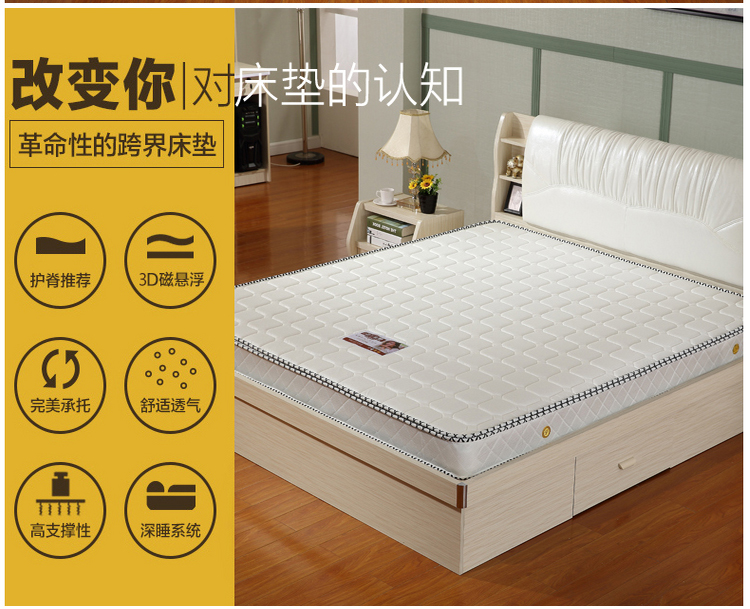 Nệm xơ dừa thân thiện với môi trường 5cm10cm độ cứng vừa phải 15cm20cm lò xo mềm và cứng hai mặt nệm 1,5 / 1,8 m - Nệm nệm cao su kim đan