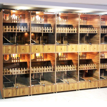 Cat cabinet cat Villa solid wood large space glass door cat cage display cabinet foster breeding cage Luxury Cat House