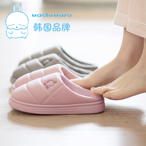 Rogue rabbit couple cotton slippers female winter bag with home household indoor waterproof male cute non-slip thick low