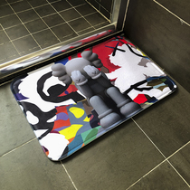 Tide brand bedroom home living room door mat bathroom entrance mat carpet toilet entrance mat water absorbent insole