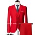 Fat 6XL size lớn phù hợp với bộ vest nam ba mảnh cưới kinh doanh mặc hai nút phù hợp với vest vest quần 3 quần nam ống rộng Suit phù hợp