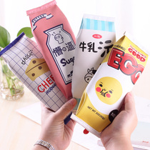 P361 Korean version Creative Zero Snack Pen Bag Korea Brief Girls Junior High School Students Small Fresher Large-capacity Pencil Case Bag