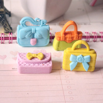 P193 Creative cartoon lady handbag handbag eraser eraser student stationery school supplies