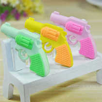 P201 Japanese and Korean cartoon toy eraser cartoon pistol shape cute eraser student prizes