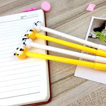 P282 Creative stationery gel pen Cartoon shape Garfield black water pen 0 38mm signature pen Gel pen