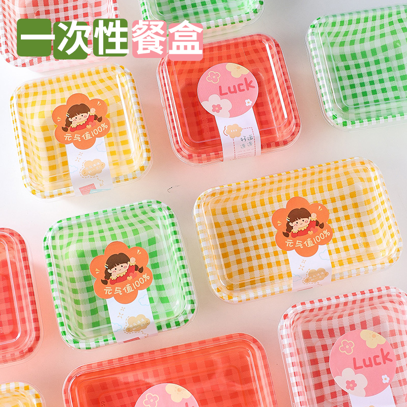 Sushi Takeout Box, Disposable Lunch Box, Picnic Bento Box, Fruit Spring Outing Food, Dessert Display Stand Special