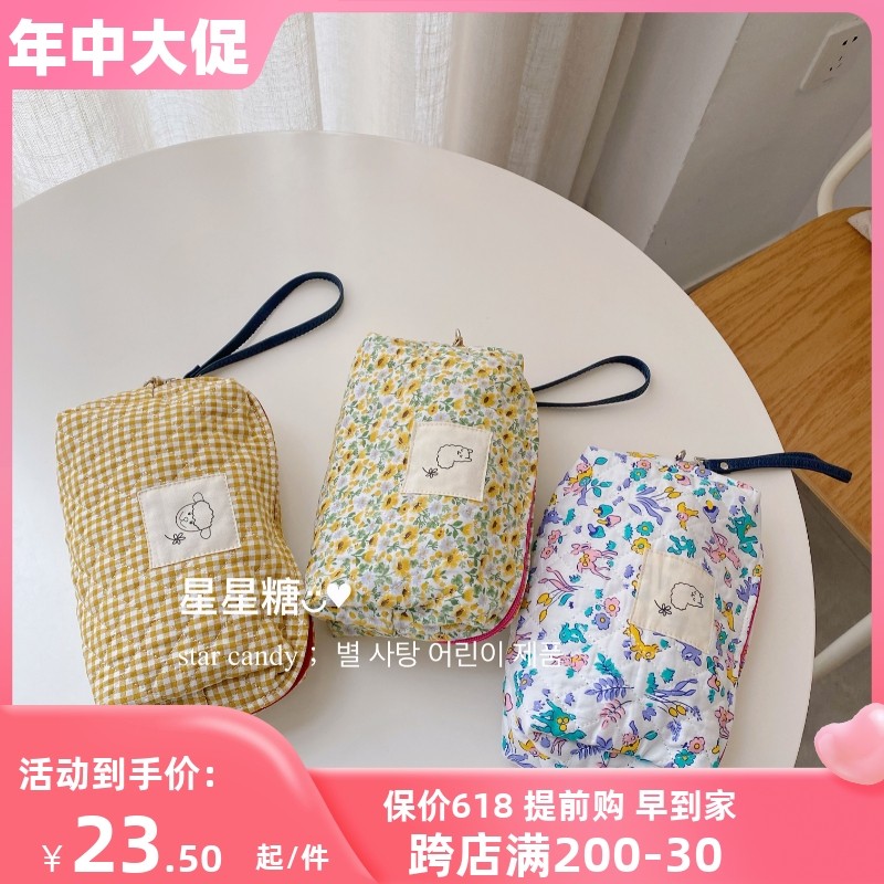 Nalinaki portable makeup bag large capacity travel collection bag diaper zipper wash bag bag bag bag bag bag bag bag