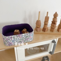 South Korea Custom Ins Cherry Printed Containing Gift Box Children Hair Clip Makeup Ornament Vinzer Desktop finishing