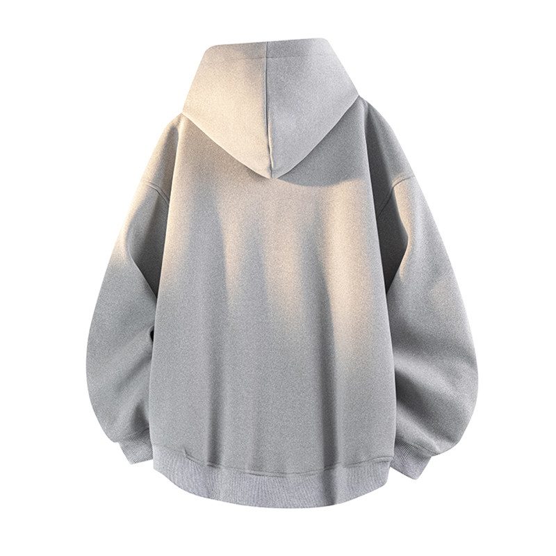 90% off Special Zone | American-Style Heavyweight Deconstructed Hooded Cardigan Sweatshirt for Men, Autumn and Winter 2025 New Zipper Jacket