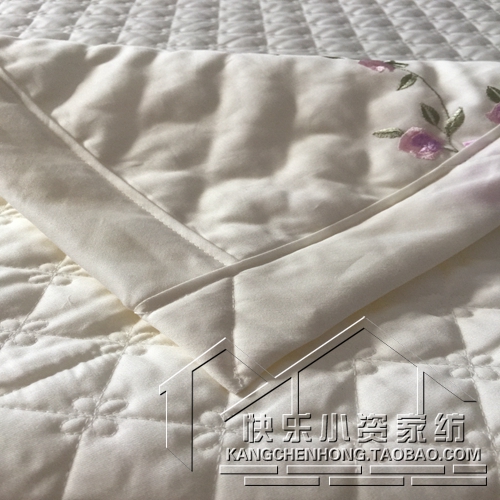 Hàn Quốc cao cấp cotton cao cấp thêu thêu bông điều hòa không khí đôi đã được mùa hè mát mẻ bởi mùa xuân và mùa thu bởi tấm trải giường bộ ga giường cao cấp