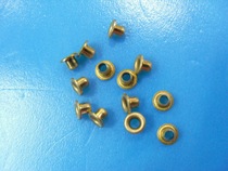 Hood hollow copper rivet with plate back fixed hollow core copper corneye nail 2 3 * 4MM