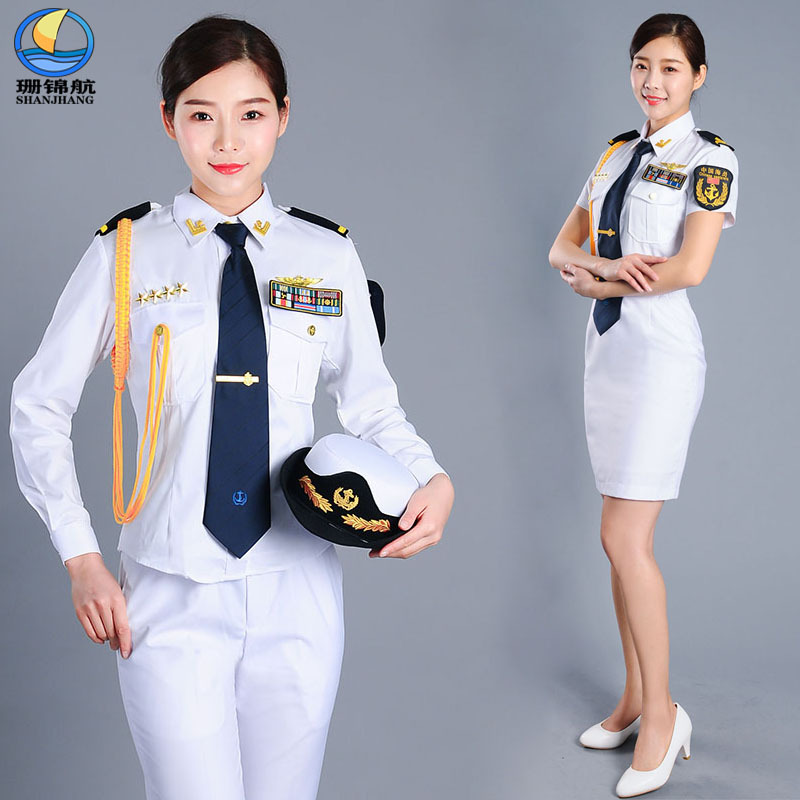 Shanjinhang New Style Sailor Uniform Set British Style Sailor Japanese Style Female Captain Professional Work Uniform Student School Uniform