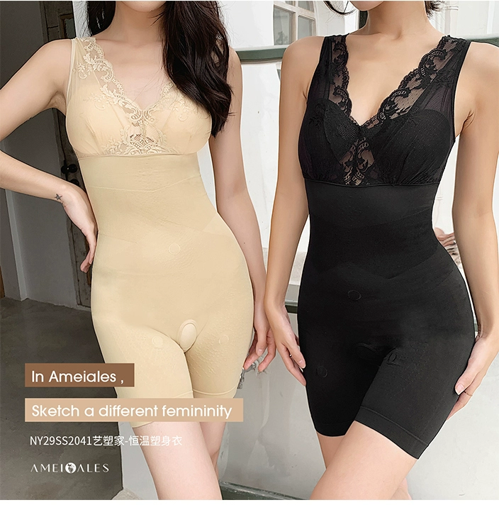 Amela One Piece Shapewear, Áo nịt bụng, Áo hở eo, Đồ lót body, Định hình cơ thể, Giảm béo, Quần áo giảm béo sau sinh - Sau sinh