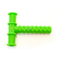  US imported green T-shaped teether bite stick speech and mouth muscle training tool Childrens green T chewing tube