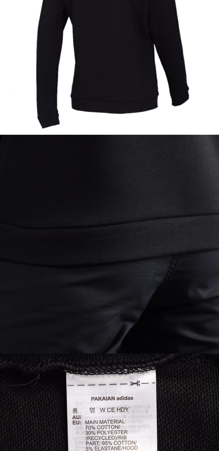 Adidas Adidas NEO 19 mùa thu mới cho phụ nữ thể thao và áo len trùm đầu thoải mái EI4665 - Thể thao lông cừu / jumper áo thun dài tay