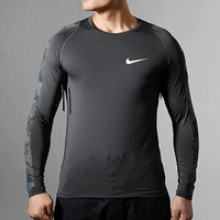 Nike Nike 18 mùa đông nam thể thao đào tạo áo len dệt kim cổ tròn AQ1207-060 áo thun dài
