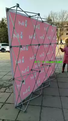 High-definition inkjet production tasteless spray-painted Pauline spray-painting installation knife scraper cloth non-woven flag cloth