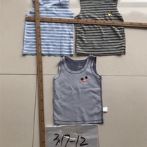 90-160 size childrens brushed self-heating German velvet warm knitted vest finished clothing 2 5-5 yuan pieces