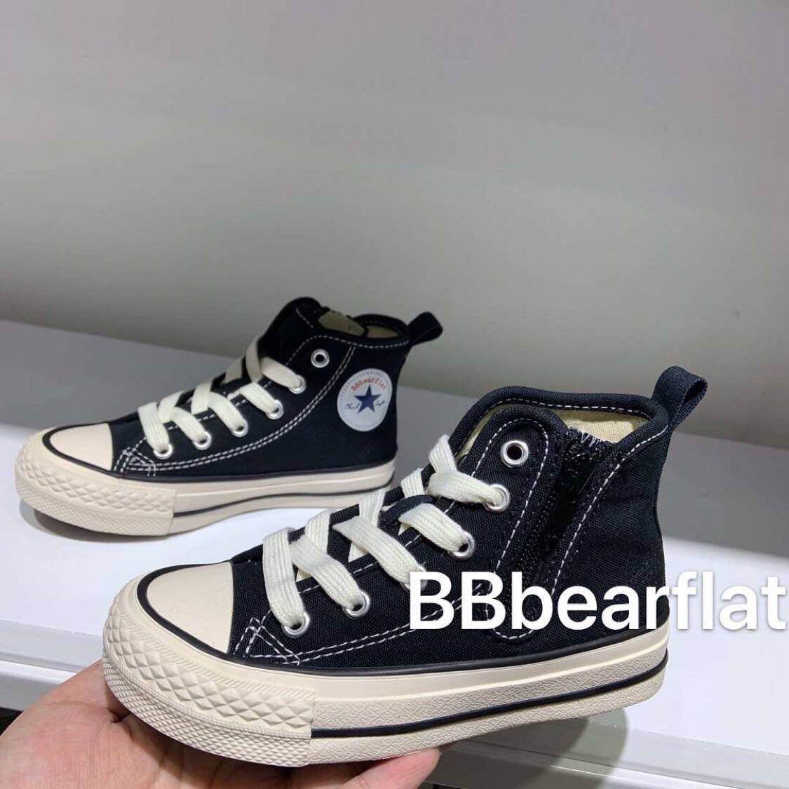 Xuan baby Korean children's shoes BBbearflat spring boy and girl's day is canvas shoes for children and casual shoes